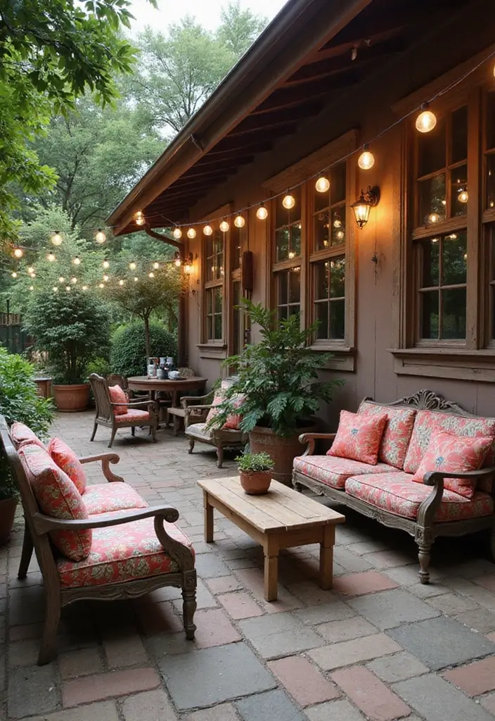 28 Room Ideas Vintage That Transform Any Space 12 28 Room Ideas Vintage That Transform Any Space - 12. Rustic Vintage Patio