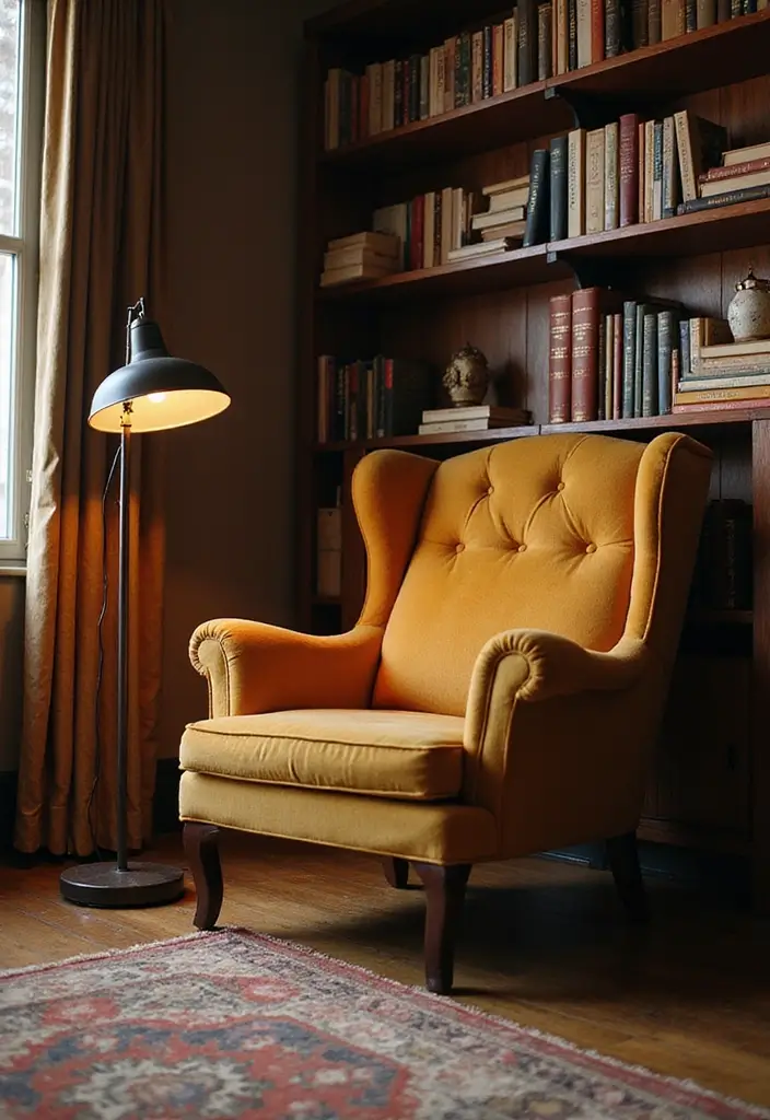 28 Room Ideas Vintage That Transform Any Space 5 28 Room Ideas Vintage That Transform Any Space - 5. Cozy Vintage Reading Nook