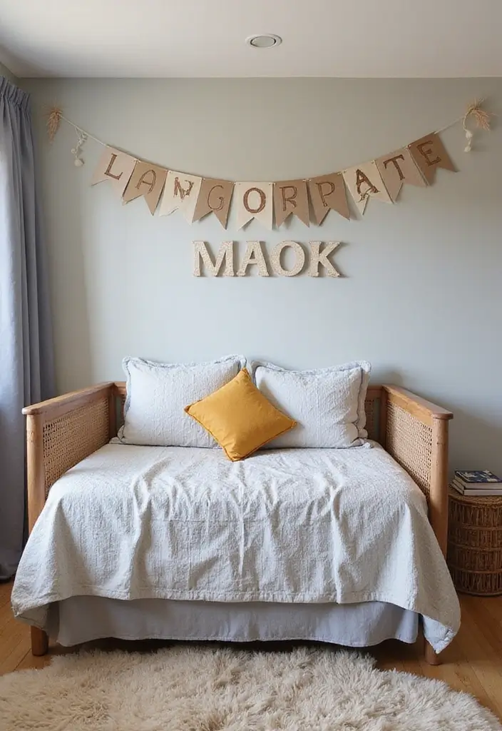 28 Vintage Boys Room Designs That Balance Fun and Style 19 28 Vintage Boys Room Designs That Balance Fun and Style - 19. Custom Name Decor