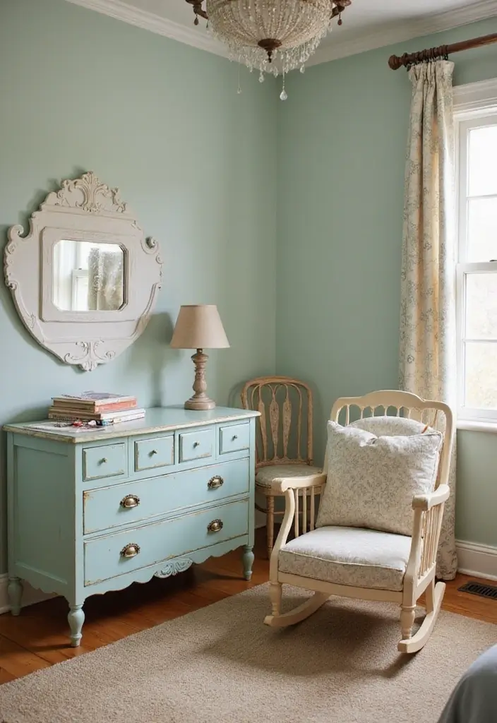 28 Vintage Boys Room Designs That Balance Fun and Style 4 28 Vintage Boys Room Designs That Balance Fun and Style - 4. Charming Vintage Furniture