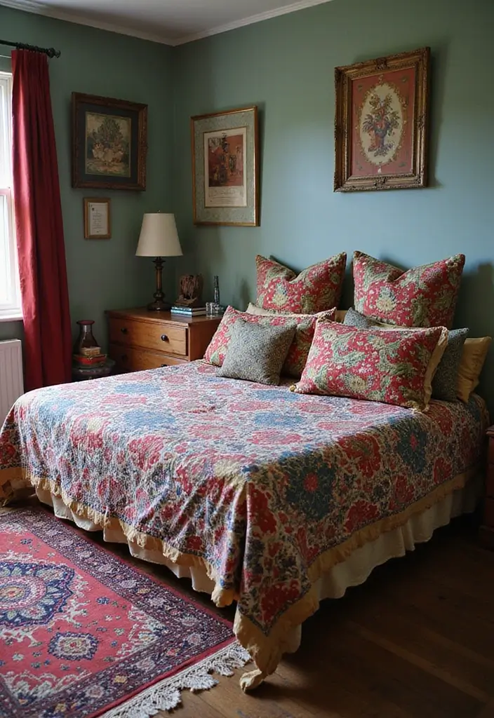28 Vintage Boys Room Designs That Balance Fun and Style 5 28 Vintage Boys Room Designs That Balance Fun and Style - 5. Vintage Bedding and Textiles