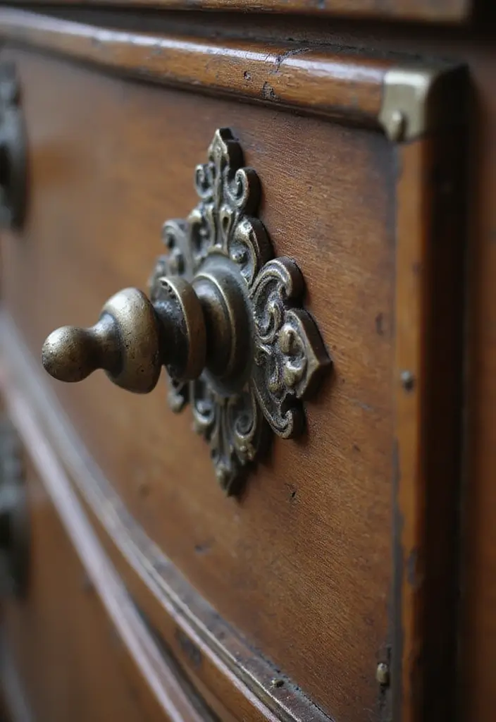 28 Vintage Decorating Ideas That Never Go Out of Style 11 28 Vintage Decorating Ideas That Never Go Out of Style - 11. Antique Hardware Accents