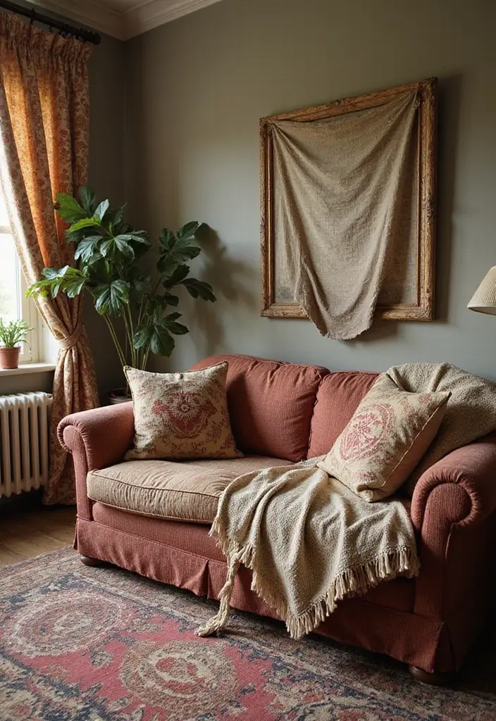 28 Vintage Decorating Ideas That Never Go Out of Style 28 28 Vintage Decorating Ideas That Never Go Out of Style - 28. Vintage Wraps and Textiles