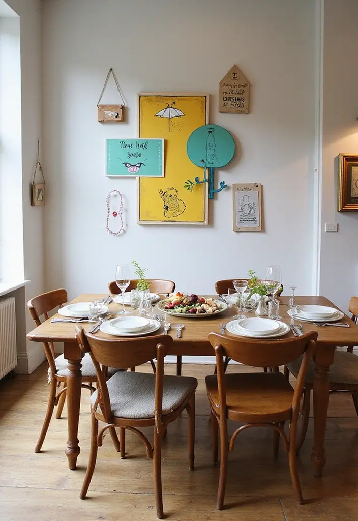28 Vintage Dining Room Ideas Full of Elegance and Warmth 21 28 Vintage Dining Room Ideas Full of Elegance and Warmth - 21. A Touch of Whimsy
