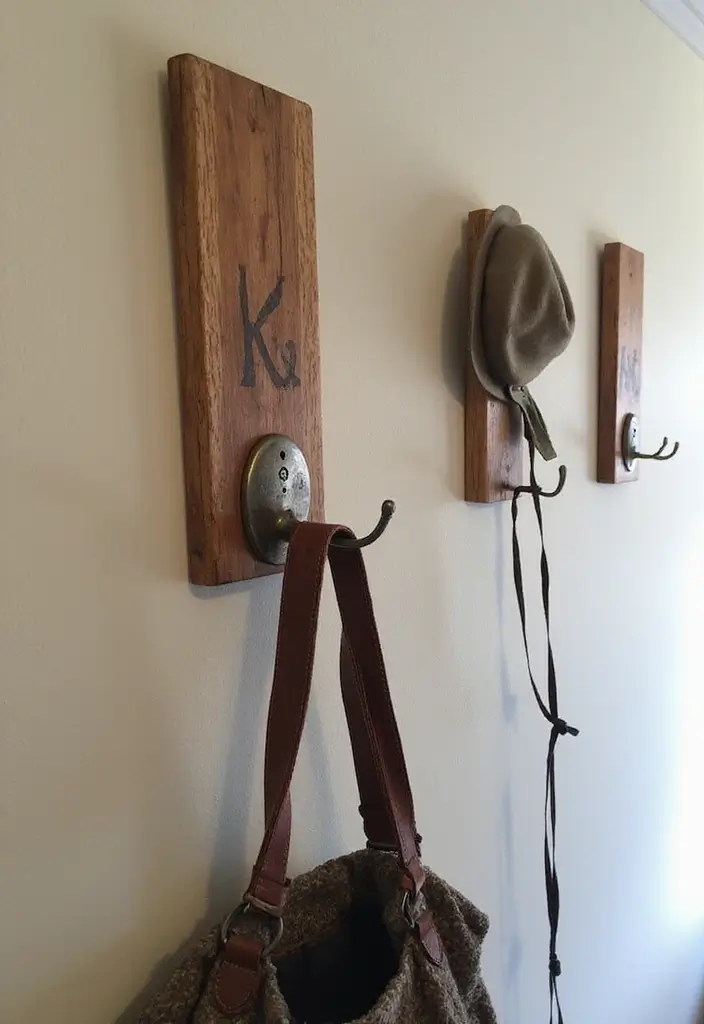 28 Vintage Dorm Room Ideas That Feel Unique and Cozy 25 28 Vintage Dorm Room Ideas That Feel Unique and Cozy - 25. Artisanal Wall Hooks