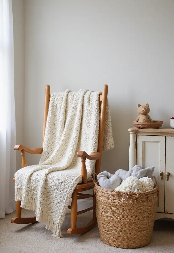 28 Vintage Nursery Decor Inspirations Perfect for Baby Rooms 11 28 Vintage Nursery Decor Inspirations Perfect for Baby Rooms - 11. Hand-knit Blankets