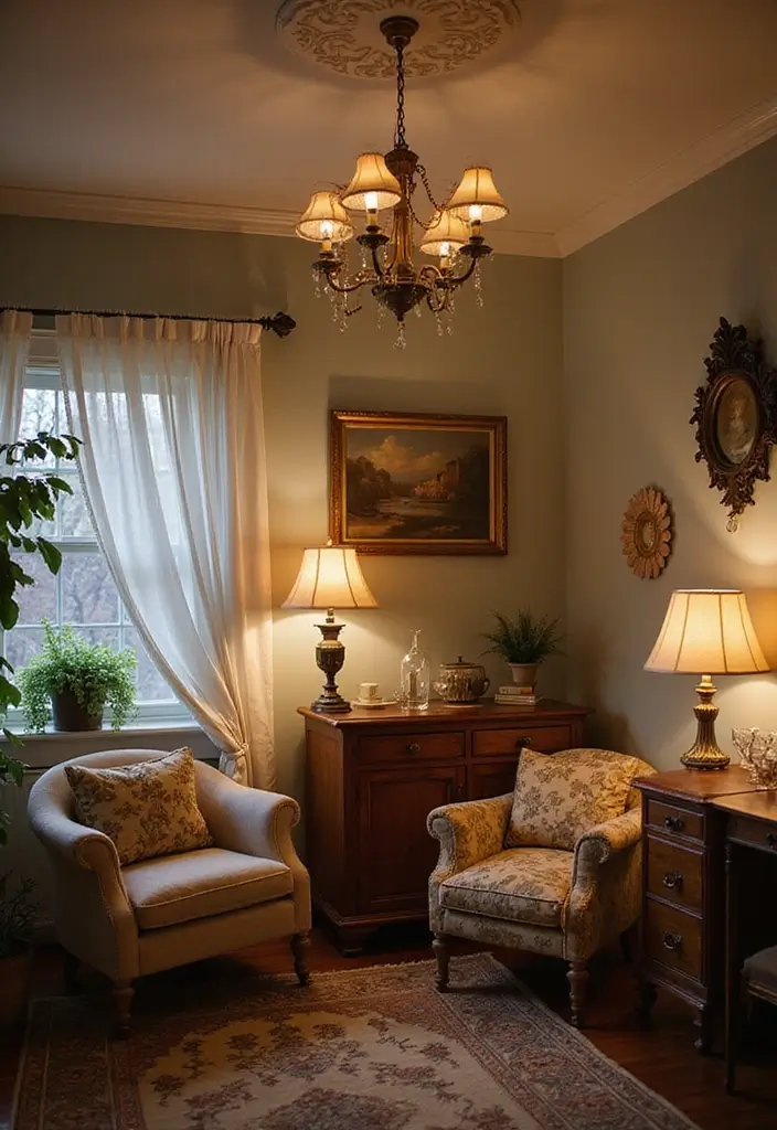 28 Vintage Nursery Decor Inspirations Perfect for Baby Rooms 17 28 Vintage Nursery Decor Inspirations Perfect for Baby Rooms - 17. Antique Lighting Fixtures