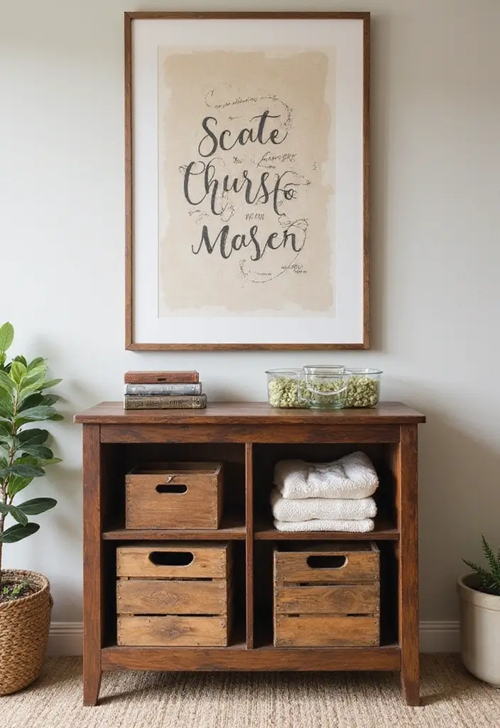 28 Vintage Nursery Decor Inspirations Perfect for Baby Rooms 5 28 Vintage Nursery Decor Inspirations Perfect for Baby Rooms - 5. Rustic Storage Solutions