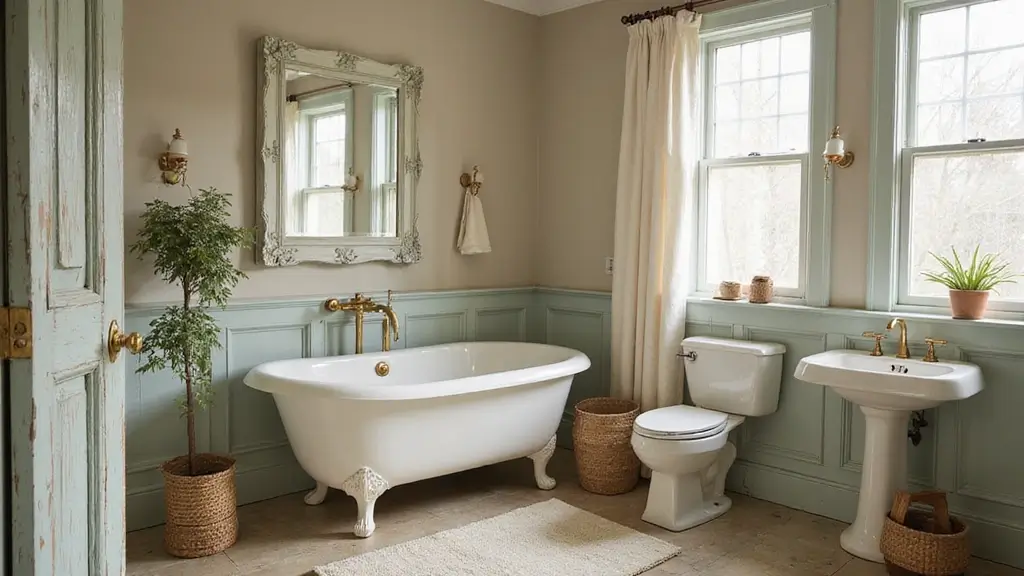 29 Salle de Bain Vintage Looks Pleins d’Élégance