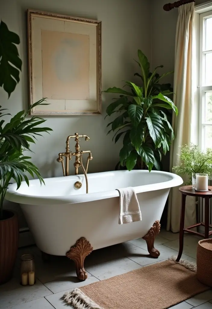 29 Vintage Bathroom Decor Looks You’ll Fall in Love With 1 29 Vintage Bathroom Decor Looks You’ll Fall in Love With - 1. Clawfoot Tub Elegance