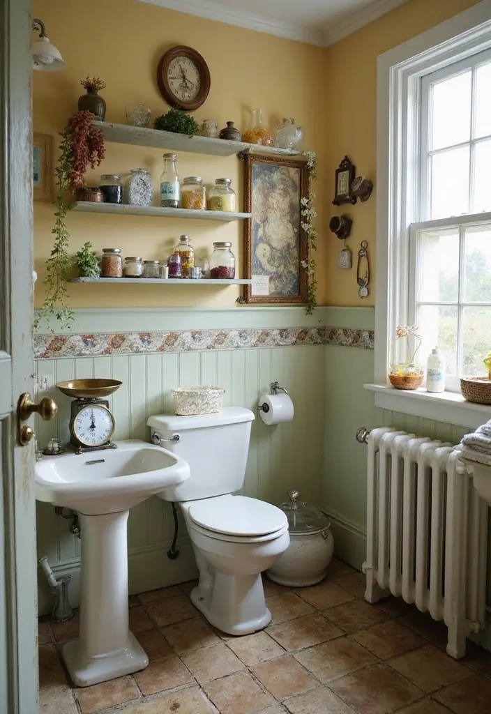 29 Vintage Bathroom Ideas Full of Retro Elegance 14 29 Vintage Bathroom Ideas Full of Retro Elegance - 14. Quirky Accessories