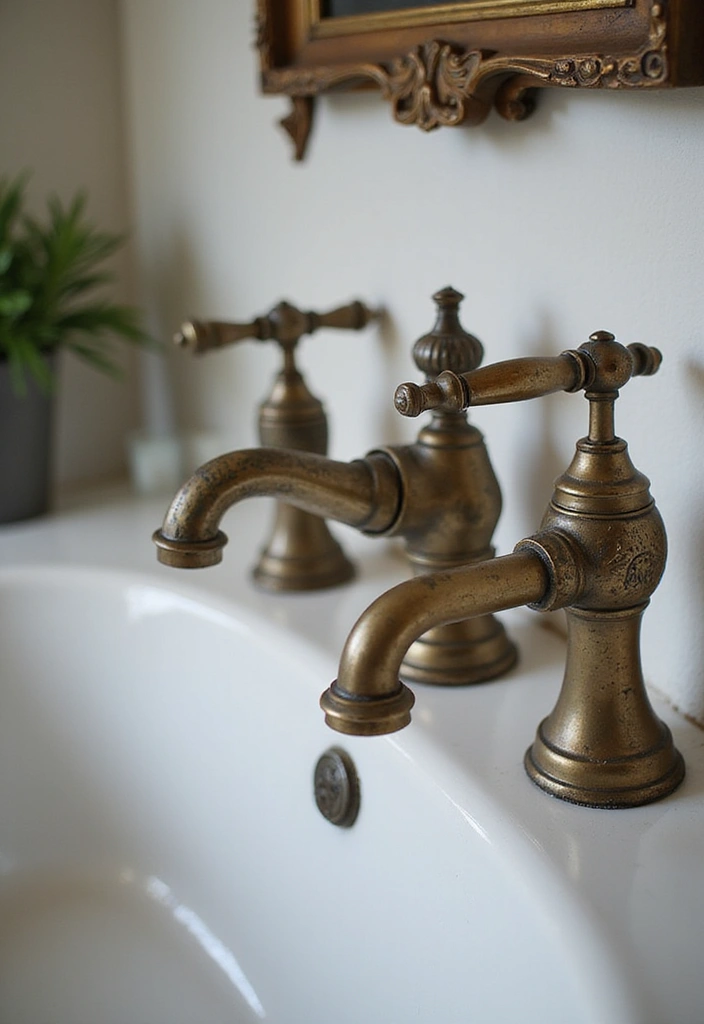 29 Vintage Bathroom Ideas Full of Retro Elegance 25 29 Vintage Bathroom Ideas Full of Retro Elegance - 25. Unique Vintage Faucets
