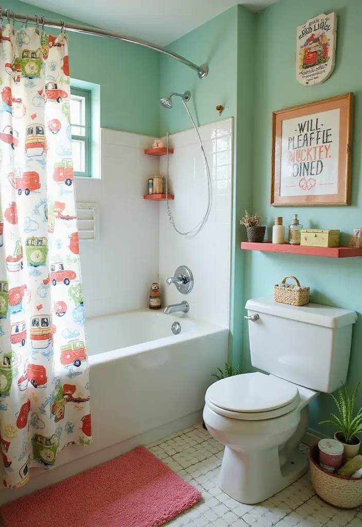 29 Vintage Camper Remodel Projects You’ll Adore - 26. Quirky Bathroom Decor