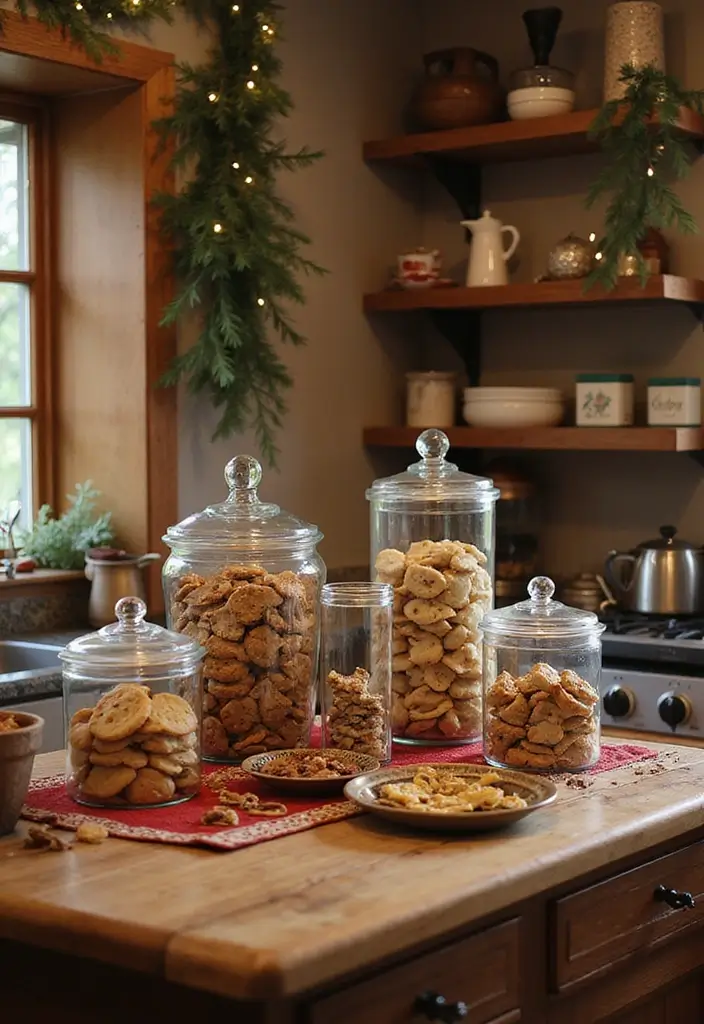 29 Vintage Christmas Decor Ideas Full of Nostalgia 15 29 Vintage Christmas Decor Ideas Full of Nostalgia - 15. Vintage Christmas Cookie Jars
