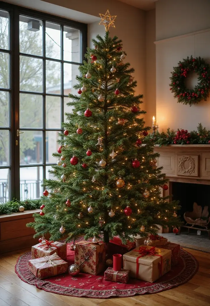 29 Vintage Christmas Decor Ideas Full of Nostalgia 17 29 Vintage Christmas Decor Ideas Full of Nostalgia - 17. Vintage Christmas Tree Skirts