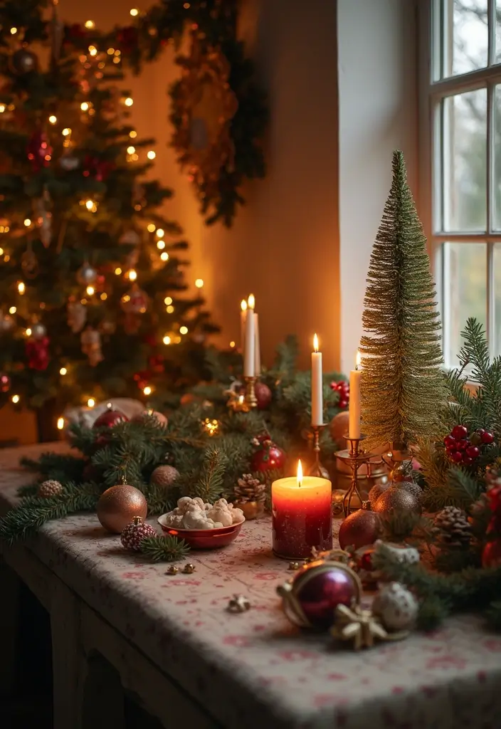 29 Vintage Christmas Decor Ideas Full of Nostalgia 29 29 Vintage Christmas Decor Ideas Full of Nostalgia - 29. Vintage Christmas Decorations in Unexpected Places
