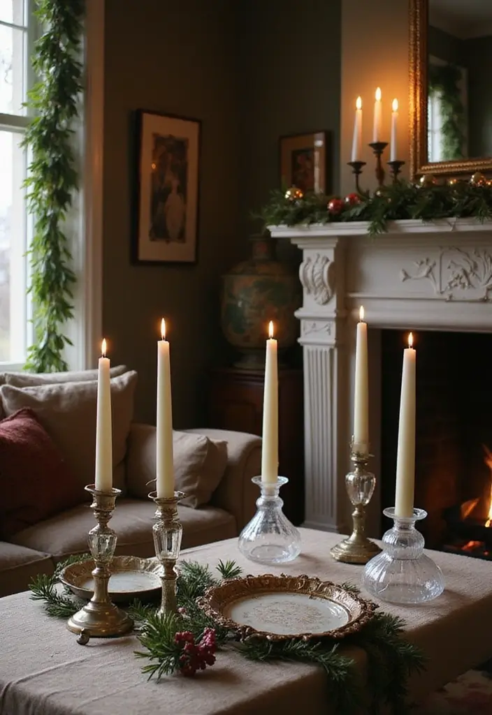 29 Vintage Christmas Decor Ideas Full of Nostalgia 5 29 Vintage Christmas Decor Ideas Full of Nostalgia - 5. Antique Holiday Embellishments