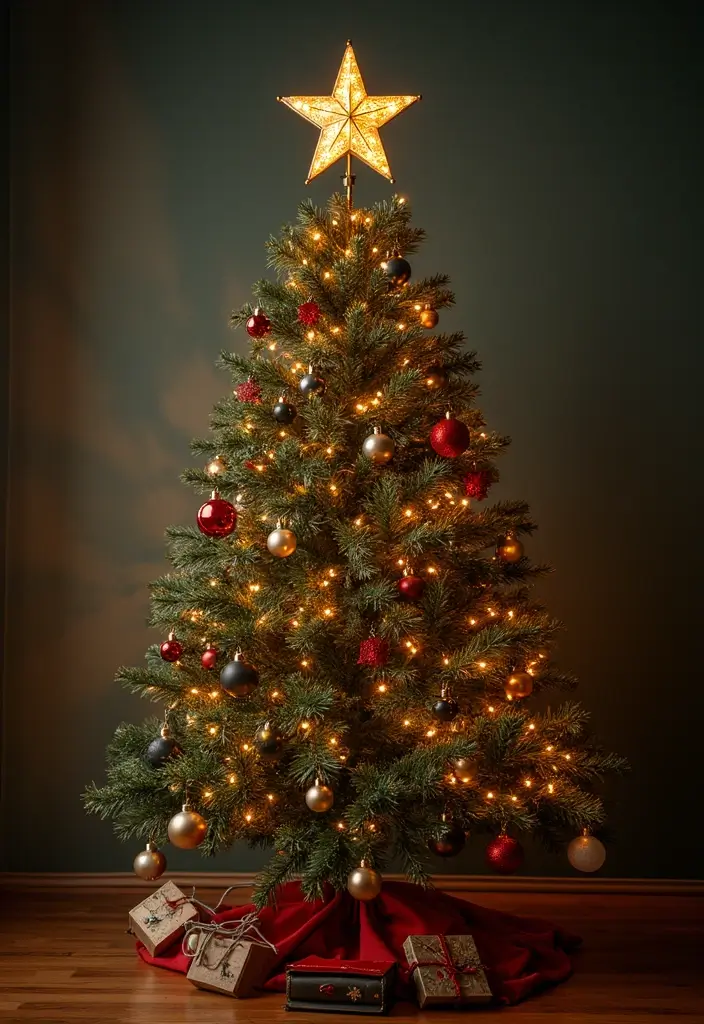 29 Vintage Christmas Decor Ideas Full of Nostalgia 8 29 Vintage Christmas Decor Ideas Full of Nostalgia - 8. Retro Tree Toppers