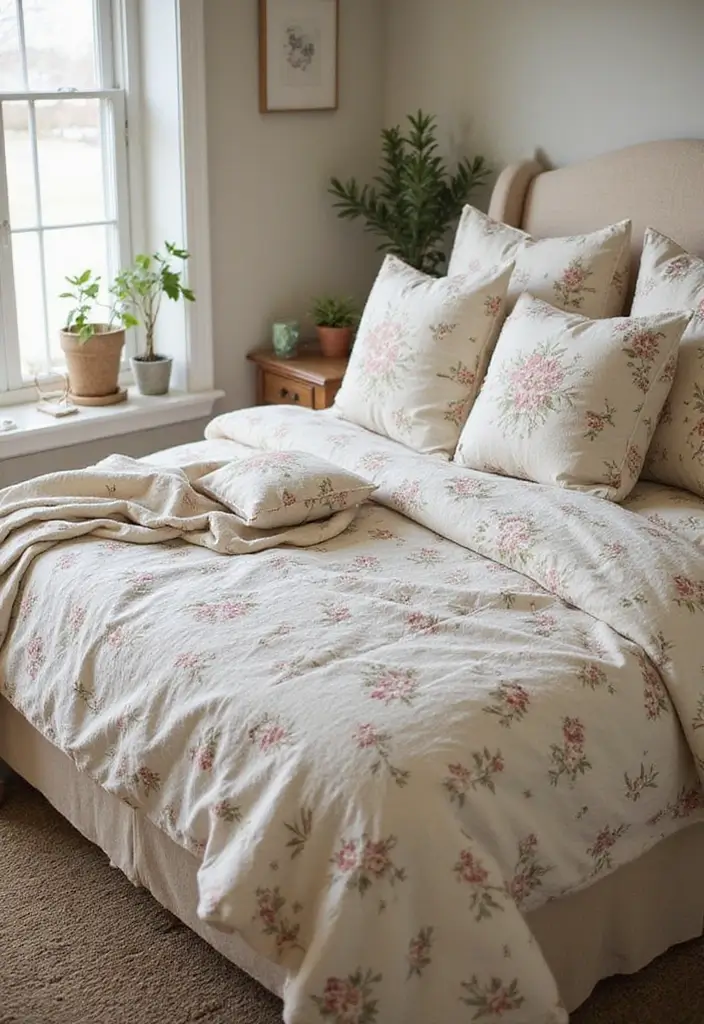 29 Vintage Farmhouse Bedroom Inspirations That Stay Timeless 14 29 Vintage Farmhouse Bedroom Inspirations That Stay Timeless - 14. Farm-Fresh Linens
