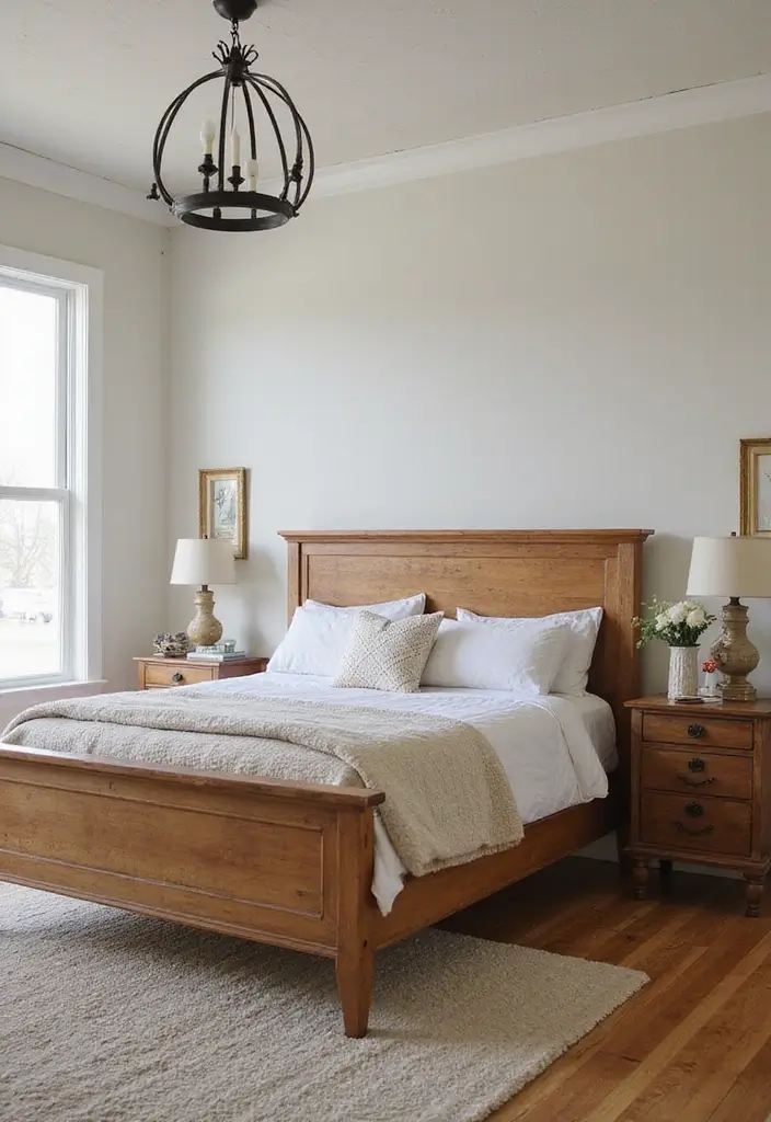 29 Vintage Farmhouse Bedroom Inspirations That Stay Timeless 3 29 Vintage Farmhouse Bedroom Inspirations That Stay Timeless - 3. Farmhouse Style Furniture