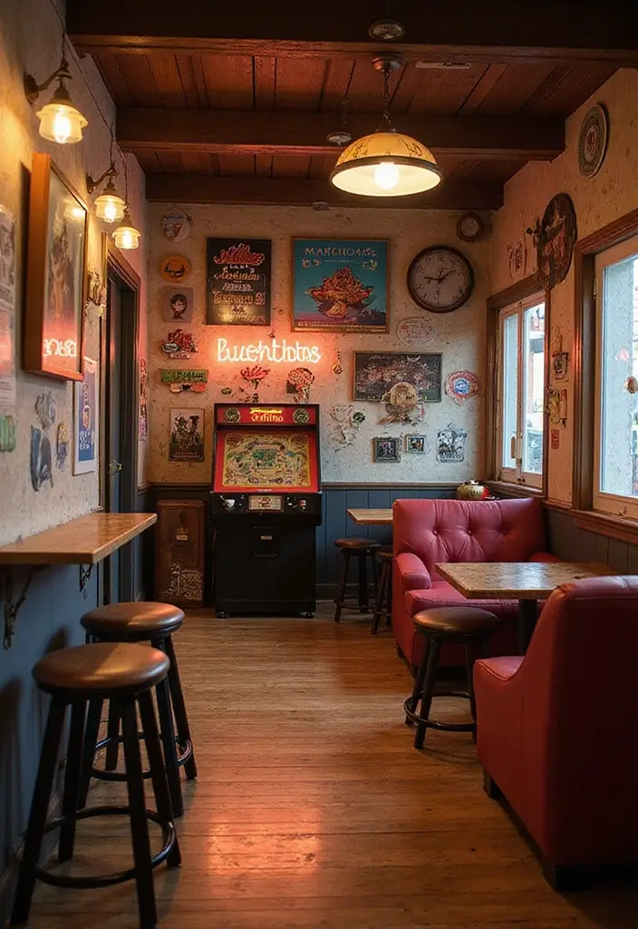 29 Vintage Room Designs That Stay Timeless 21 29 Vintage Room Designs That Stay Timeless - 21. Vintage-Inspired Game Room