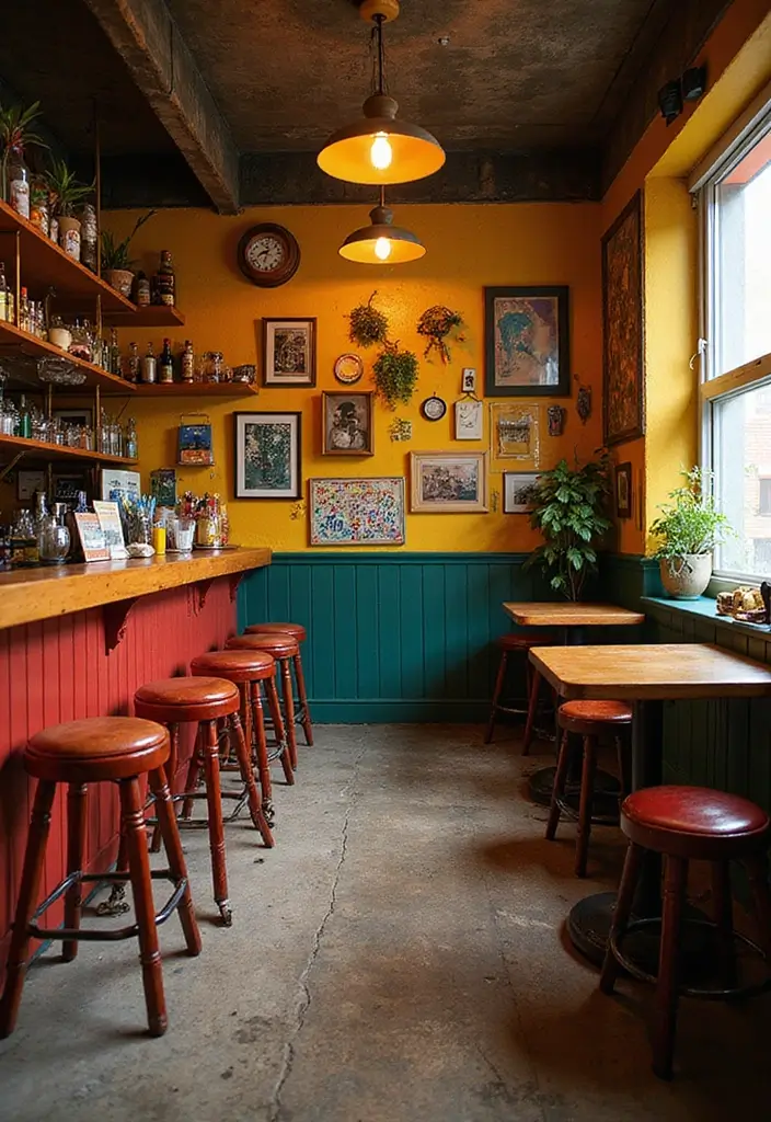 29 Vintage Room Designs That Stay Timeless 26 29 Vintage Room Designs That Stay Timeless - 26. Retro Home Bar