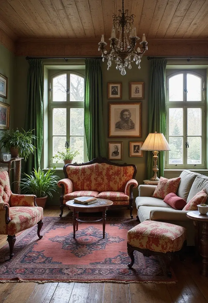 30 Casas Estilo Vintage Cheias de Charme Atemporal 1 30 Casas Estilo Vintage Cheias de Charme Atemporal - 1. Móveis de Época como Peças de Destaque