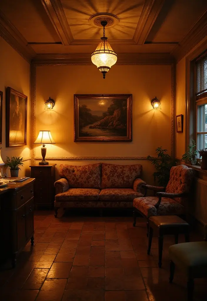 30 Casas Estilo Vintage Cheias de Charme Atemporal 5 30 Casas Estilo Vintage Cheias de Charme Atemporal - 5. Iluminação Vintage para Criar Ambientes Aconchegantes