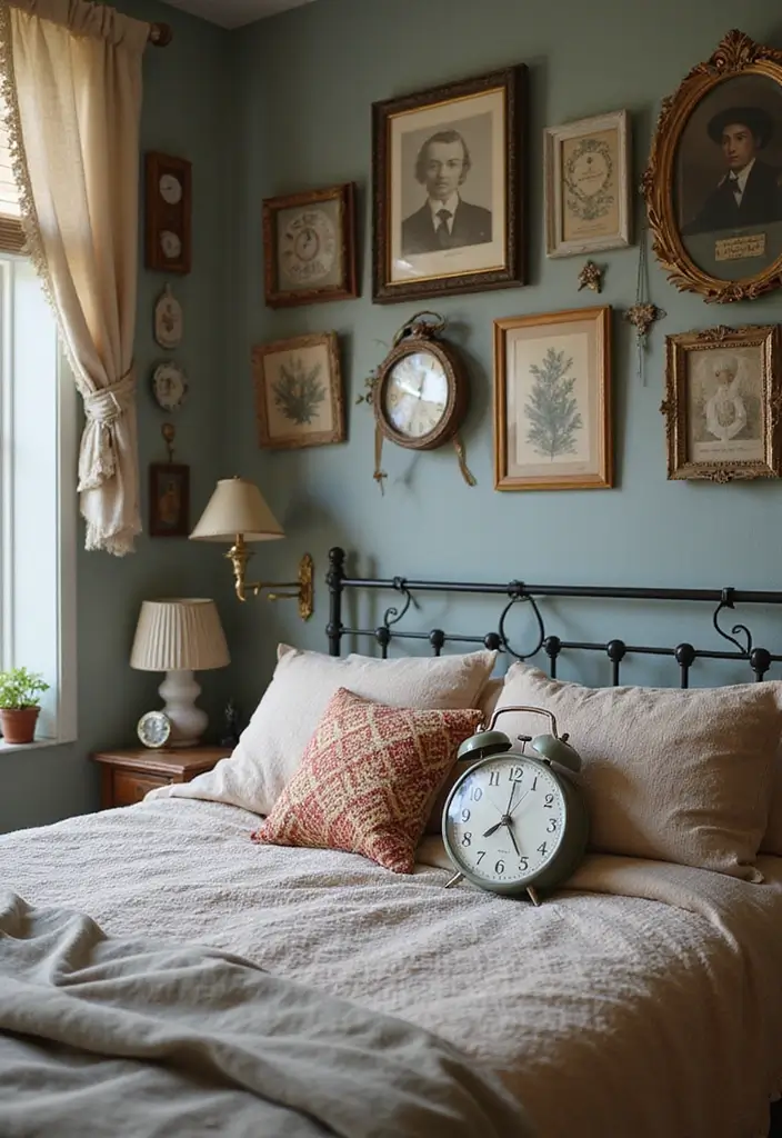 30 Retro Bedroom Looks That Feel Bold and Fun 11 30 Retro Bedroom Looks That Feel Bold and Fun - 11. Vintage Accessories