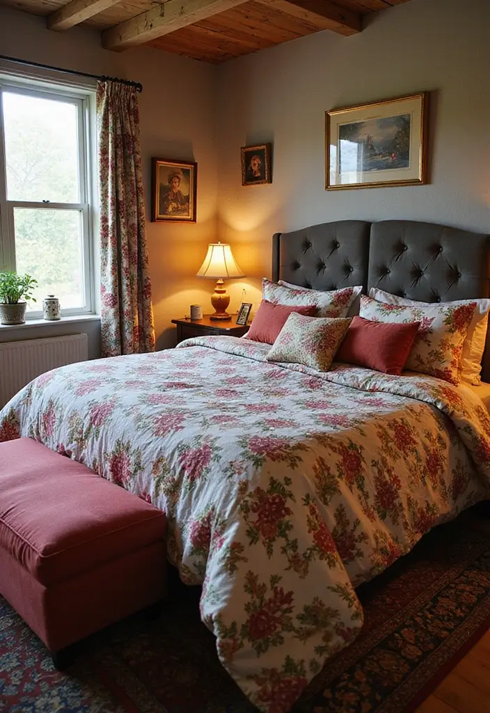 30 Retro Bedroom Looks That Feel Bold and Fun 28 30 Retro Bedroom Looks That Feel Bold and Fun - 28. Nostalgic Bedding