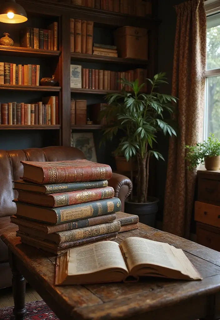 30 Vintage Classroom Decor Inspirations Full of Charm 11 30 Vintage Classroom Decor Inspirations Full of Charm - 11. Old Educational Books