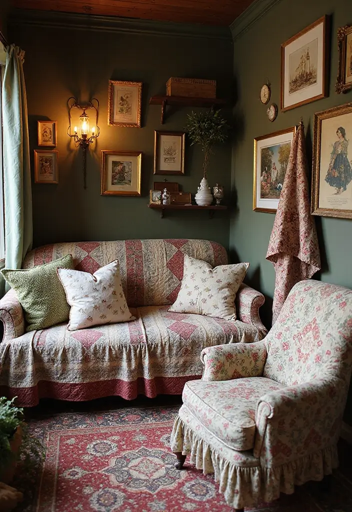 30 Vintage Classroom Decor Inspirations Full of Charm 17 30 Vintage Classroom Decor Inspirations Full of Charm - 17. Vintage Quilts and Fabrics