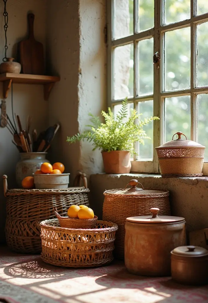 30 Vintage Classroom Decor Inspirations Full of Charm 21 30 Vintage Classroom Decor Inspirations Full of Charm - 21. Vintage Baskets and Containers