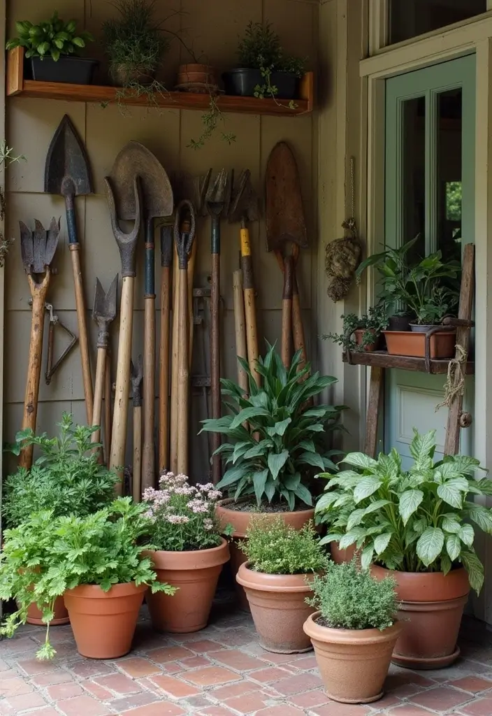 30 Vintage Classroom Decor Inspirations Full of Charm 24 30 Vintage Classroom Decor Inspirations Full of Charm - 24. Antique Garden Tools