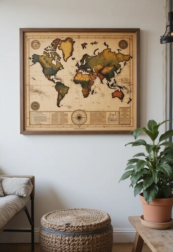 30 Vintage Classroom Decor Inspirations Full of Charm 26 30 Vintage Classroom Decor Inspirations Full of Charm - 26. Old World Maps