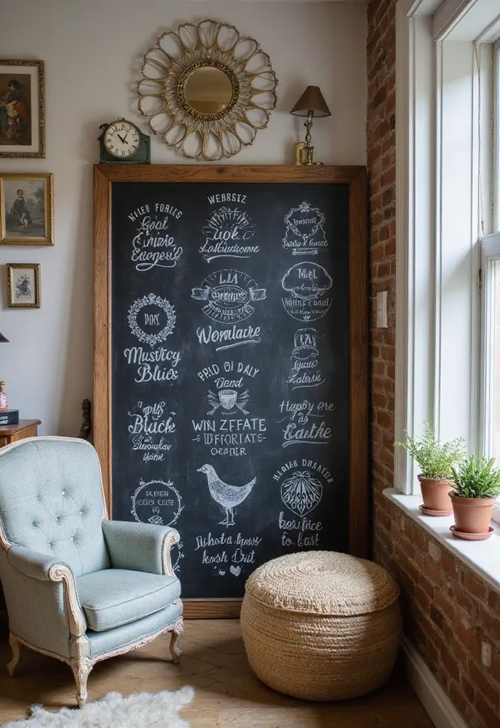 30 Vintage Classroom Decor Inspirations Full of Charm 5 30 Vintage Classroom Decor Inspirations Full of Charm - 5. Chalkboard Art Displays