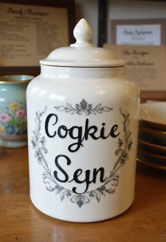 30 Vintage Cookie Jar Collections That Add Kitchen Charm 21 30 Vintage Cookie Jar Collections That Add Kitchen Charm - 21. Antique Sugar Jars Converted to Cookie Jars