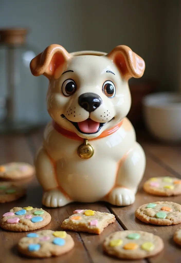 30 Vintage Cookie Jar Collections That Add Kitchen Charm 3 30 Vintage Cookie Jar Collections That Add Kitchen Charm - 3. Whimsical Animal Shapes