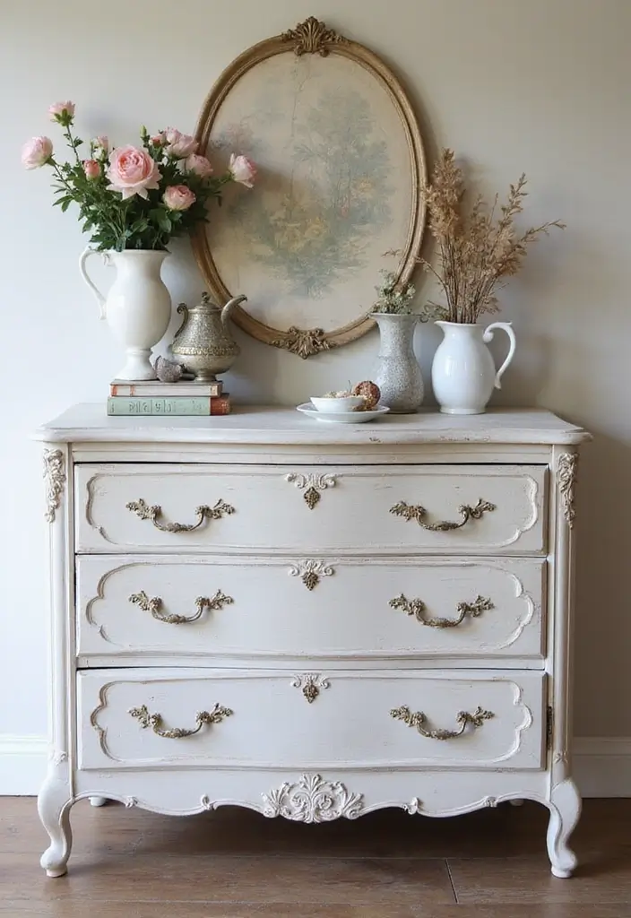30 Vintage French Bedroom Inspirations with Romance 3 30 Vintage French Bedroom Inspirations with Romance - 3. Antique Dressers