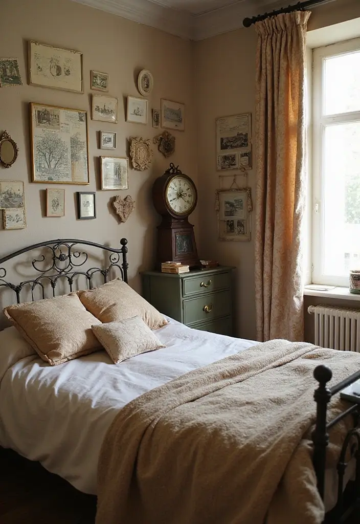 30 Vintage French Bedroom Inspirations with Romance 30 30 Vintage French Bedroom Inspirations with Romance - 30. Nostalgic Accessories