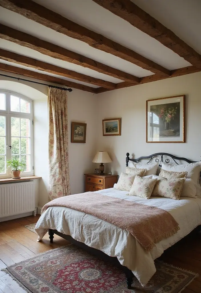 30 Vintage French Bedroom Inspirations with Romance 4 30 Vintage French Bedroom Inspirations with Romance - 4. French Country Accents