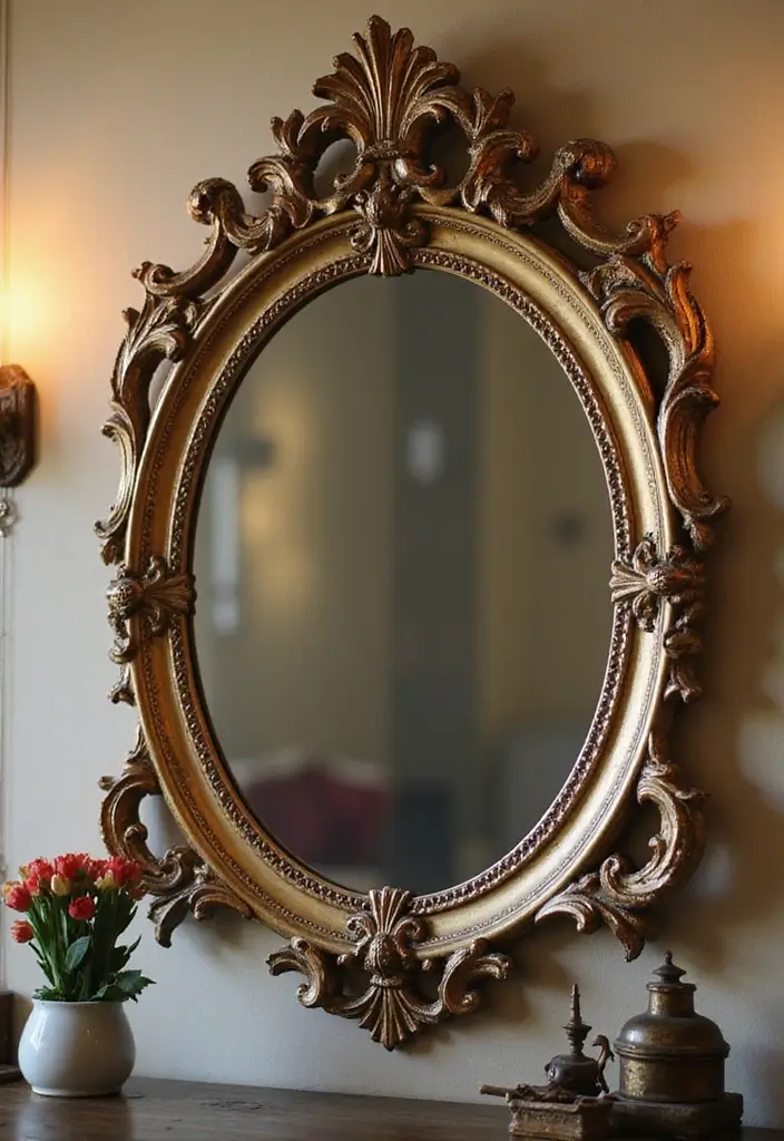 30 Vintage French Bedroom Inspirations with Romance 5 30 Vintage French Bedroom Inspirations with Romance - 5. Mirrors with Character
