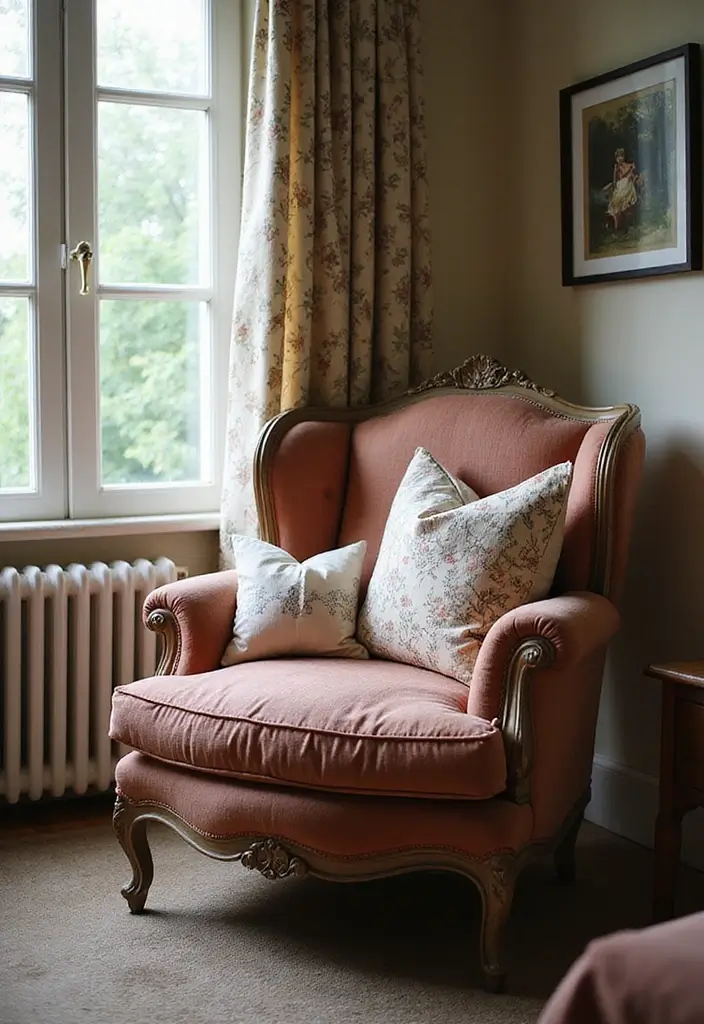 30 Vintage French Bedroom Inspirations with Romance 9 30 Vintage French Bedroom Inspirations with Romance - 9. Romantic Boudoir Chairs