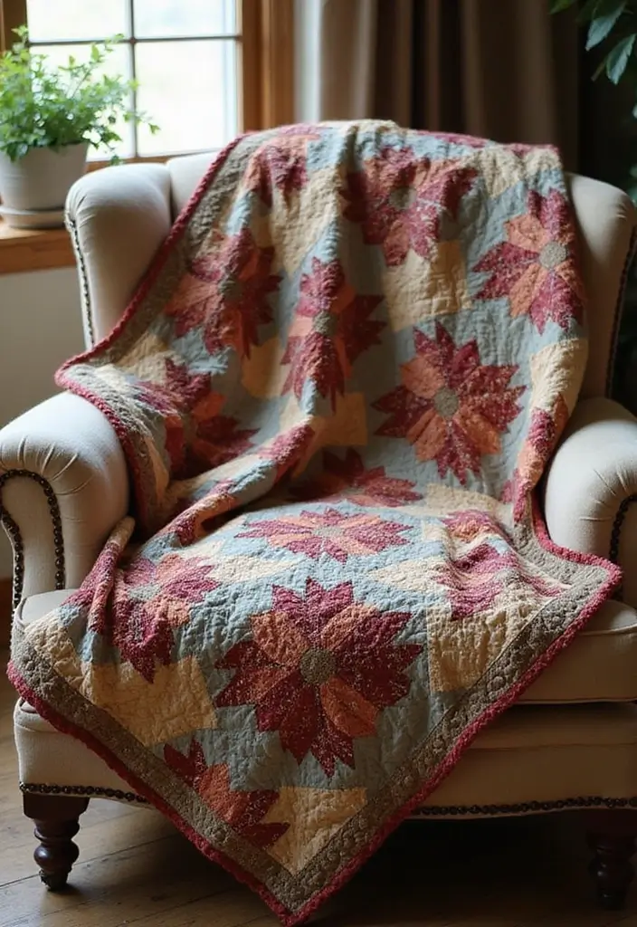 30 Vintage Quilt Patterns That Are Truly Beautiful 1 30 Vintage Quilt Patterns That Are Truly Beautiful - 1. The Log Cabin Quilt