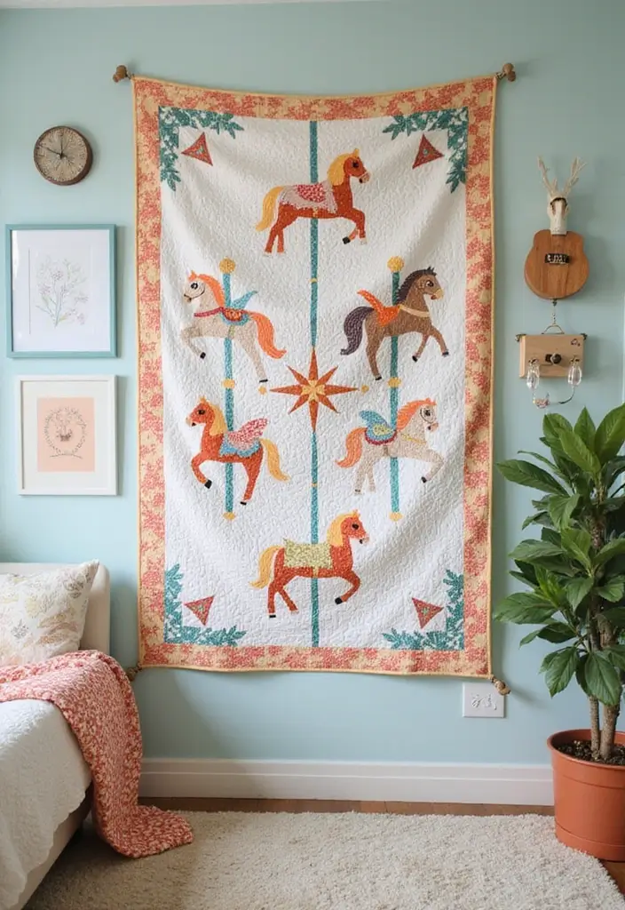 30 Vintage Quilt Patterns That Are Truly Beautiful 22 30 Vintage Quilt Patterns That Are Truly Beautiful - 22. The Carousel Quilt