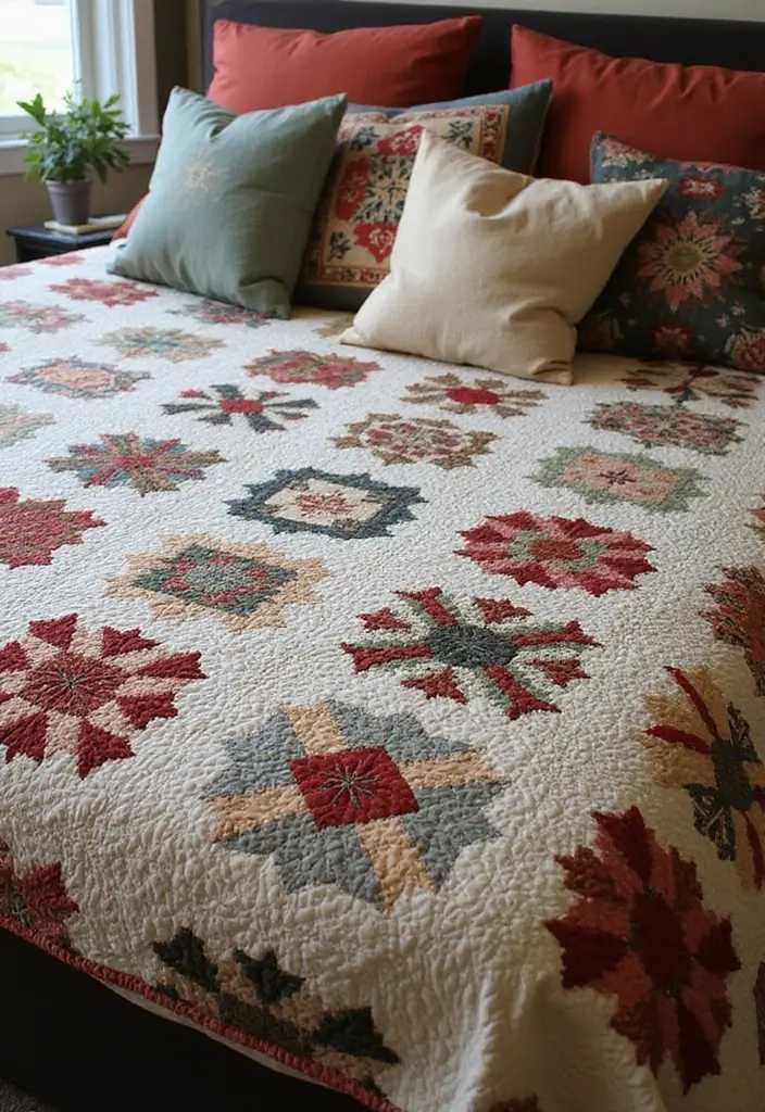 30 Vintage Quilt Patterns That Are Truly Beautiful 30 30 Vintage Quilt Patterns That Are Truly Beautiful - 30. The Vintage Sampler Quilt