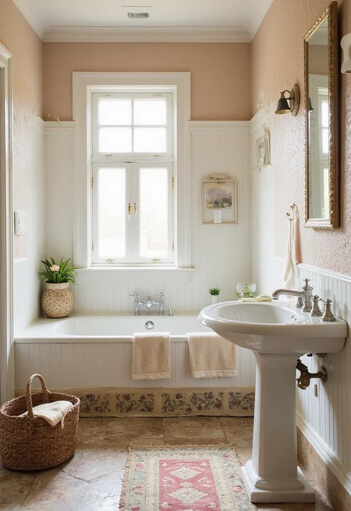 10 Bathroom Baseboard Ideas for a Clean Finished Look 100 10 Bathroom Baseboard Ideas for a Clean Finished Look - 10. Fabric-Covered Baseboards for Softness