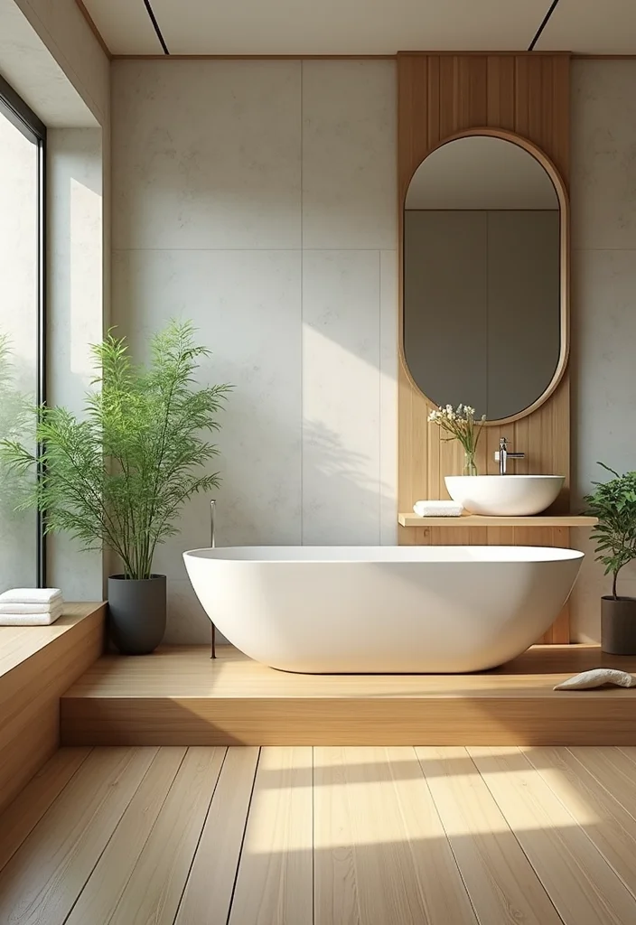 10 Bathroom Baseboard Ideas for a Clean Finished Look 45 10 Bathroom Baseboard Ideas for a Clean Finished Look - 5. Bamboo Baseboards for a Natural Feel