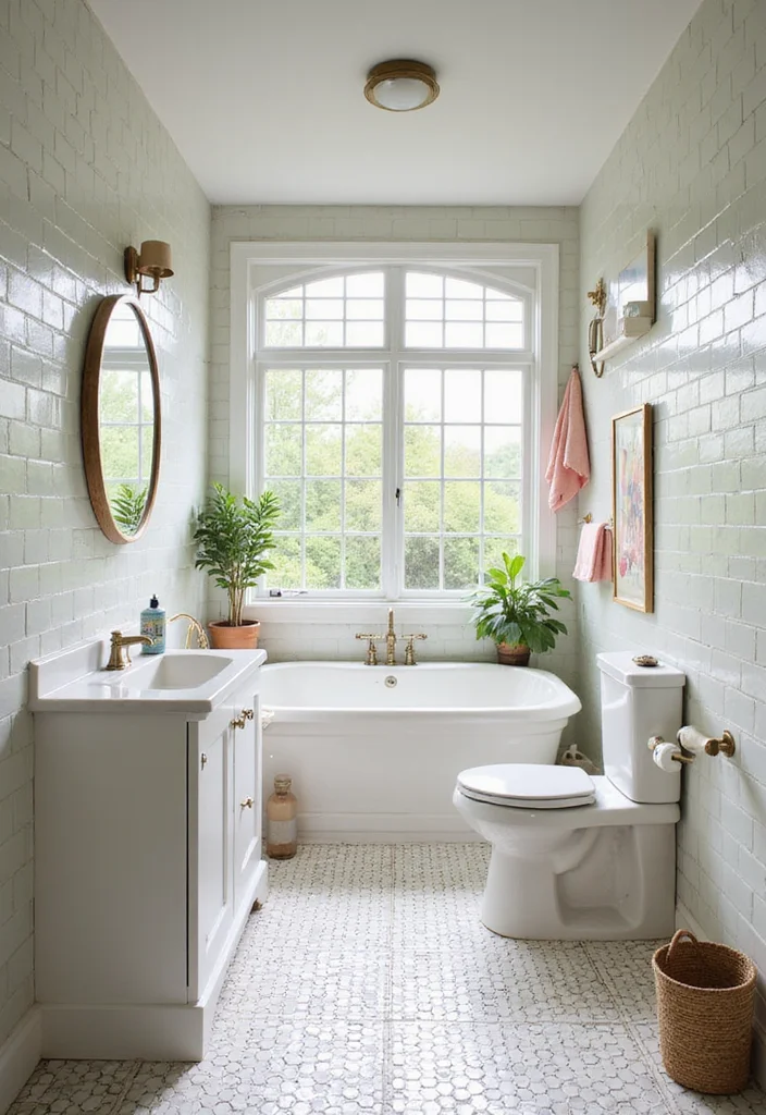 10 Garage Bathroom Ideas for Practical Extra Space - 5. Bright and Airy Space