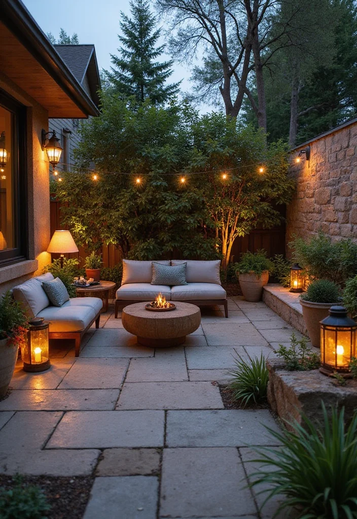 10 Row Home Backyard Ideas for Smart Compact Layouts - 3. Creative Patios: Paving Your Way to Comfort